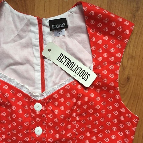 🐞Retrolicious Ladybug print dress🐞 - Picture 3 of 3